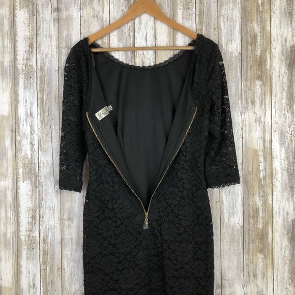 Eliza J Sheath Dress Black size 6 NWOT - Picture 4 of 5